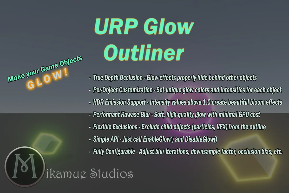 URP Glow Outliner feature sheet